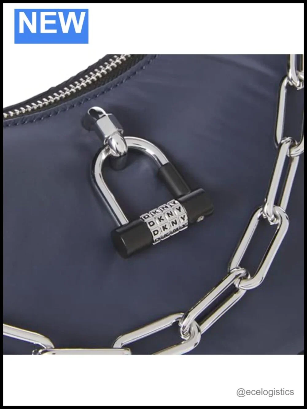 DKNY Harper Chain Crossbody Faux Leather Handbag Women's Sling Purse
